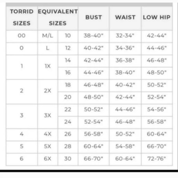 Torrid Twill Henley Tunic Top size 00/Large - Picture 11 of 11